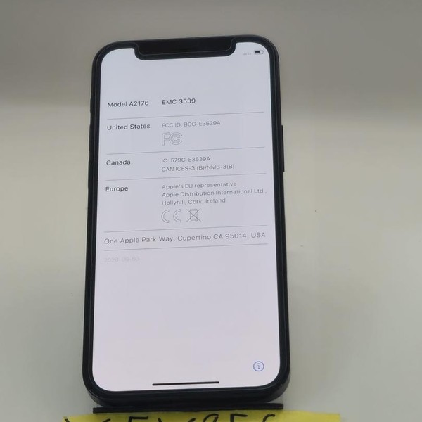 Apple iPhone 12 Mini - Unlocked, 64 GB, Black, A2176