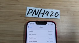 Good
													Apple iPhone 14 - Unlocked, Red, 128 GB, A2649, photo 2 of 15