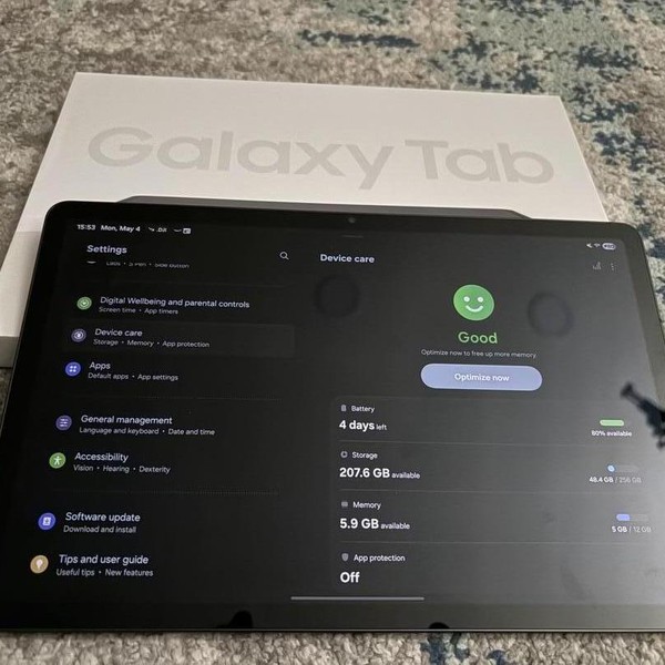 Samsung Galaxy Tab S9 - Wi-Fi, 256 GB, Graphite, 12 GB, SM-X710