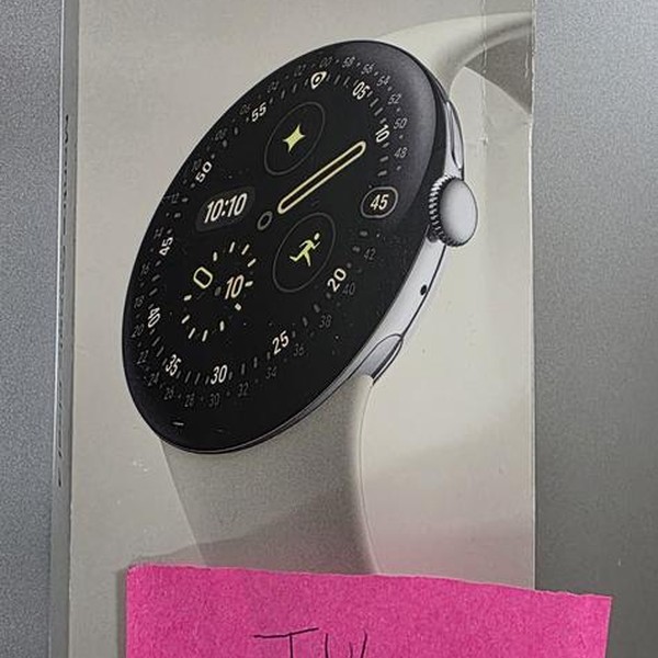 Google Pixel Watch 4 - Unlocked, Silver, 45mm, LTE