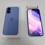 Mint Apple iPhone 16 - Unlocked, 256 GB, Ultramarine, A3081