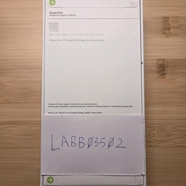 Apple iPhone 17 Pro - Unlocked, 256 GB, Cosmic Orange, A3256