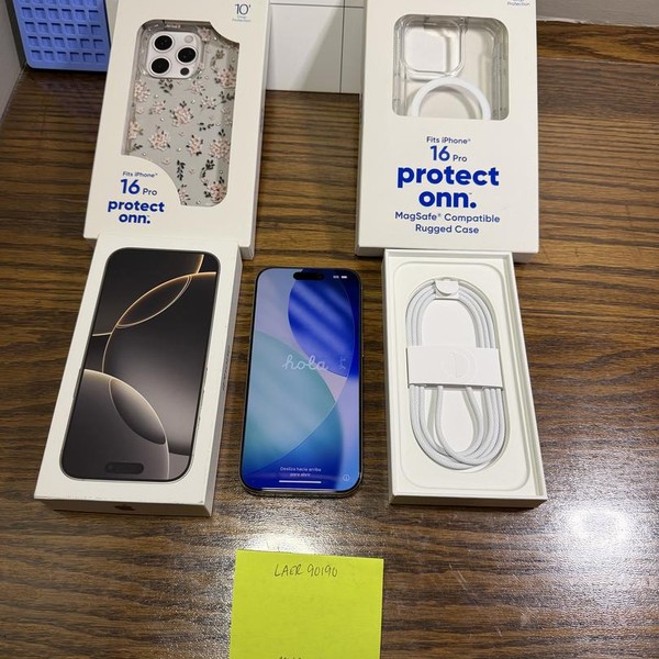 Apple iPhone 16 Pro - Unlocked, 256 GB, Natural, A3083