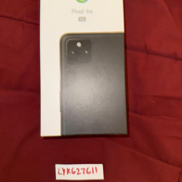 Google Pixel 4a 5G - T-Mobile, 128 GB, Black, 6 GB, G025E