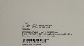 New
													Apple iPad Air 11" (M2) 2024 - Wi-Fi, Blue, 256 GB, A2902, photo 4 of 6