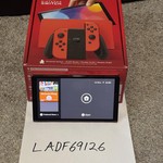 Mint Nintendo Switch - OLED - 64 GB, Red, Mario Red Edition
