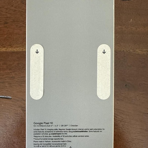 Google Pixel 10 - T-Mobile, 128 GB, Obsidian, GLBW0