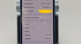 Good
													Apple iPhone 13 Mini - Unlocked, Blue, 128 GB, A2481, photo 3 of 16