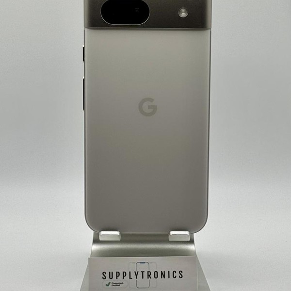 Google Pixel 8a - Unlocked, 128 GB, Porcelain, 8 GB, GKV4X, Sub-6 5G