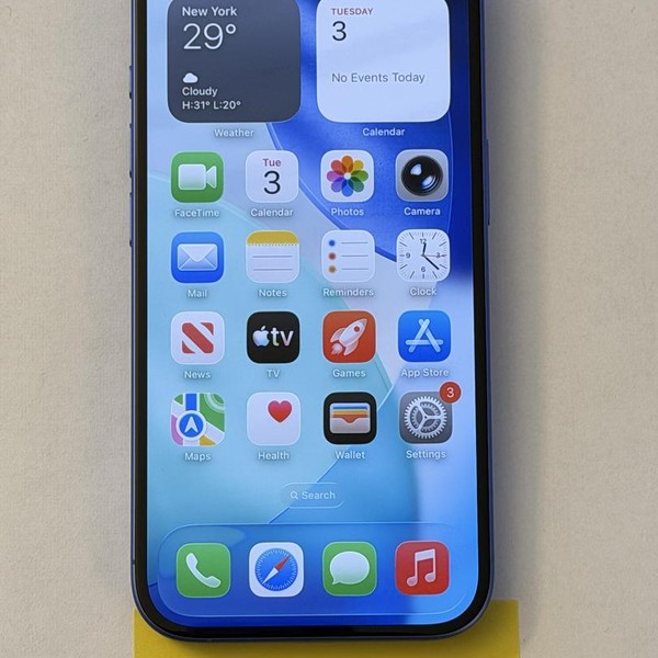 Apple iPhone 16 - Unlocked, 128 GB, Ultramarine, A3081