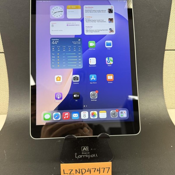 Apple iPad 9th Gen - Wi-Fi, 256 GB, Silver, A2602