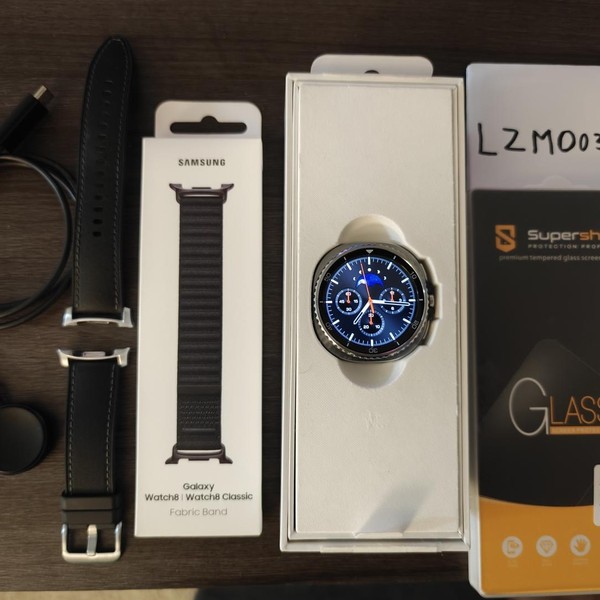 Samsung Galaxy Watch8 Classic - Unlocked, Black, SM-L505, 46mm