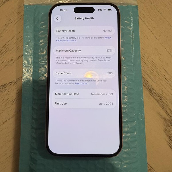 Apple iPhone 15 - Unlocked, 128 GB, Pink, A2846