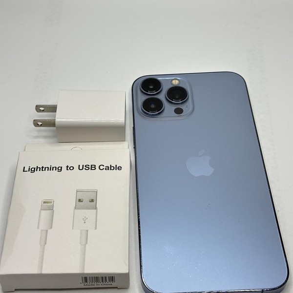 Apple iPhone 13 Pro Max - Unlocked, 128 GB, Sierra Blue, A2484