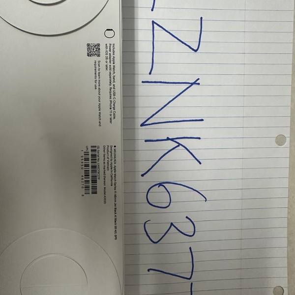 Apple Watch Series 11 46mm - Space Gray, A3333 - GPS, Aluminum