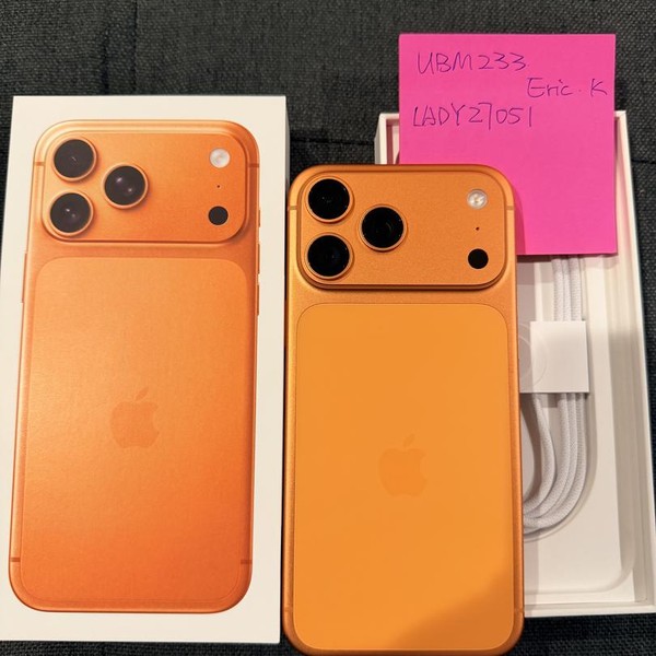 Apple iPhone 17 Pro Max - Unlocked, 256 GB, Cosmic Orange, A3257
