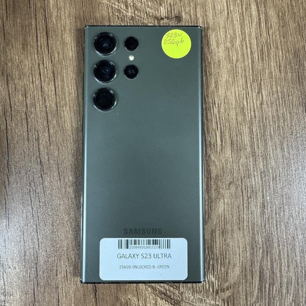 Samsung Galaxy S23 Ultra - Unlocked, 256 GB, Green, 8 GB, SM-S918U1