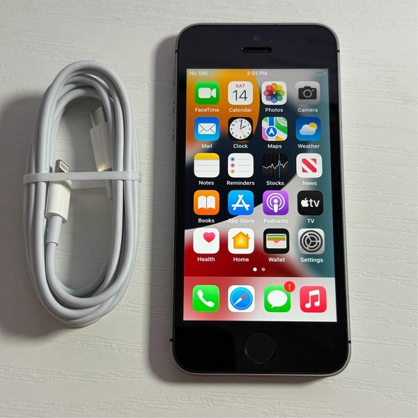 Apple iPhone SE 1st Gen 2016 - T-Mobile, 32 GB, Grey, A1662, Prepaid