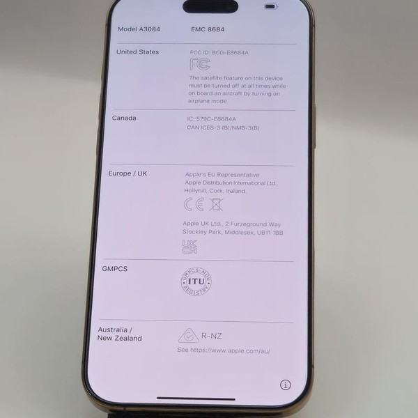 Apple iPhone 16 Pro Max - Unlocked, Desert, 256 GB, A3084