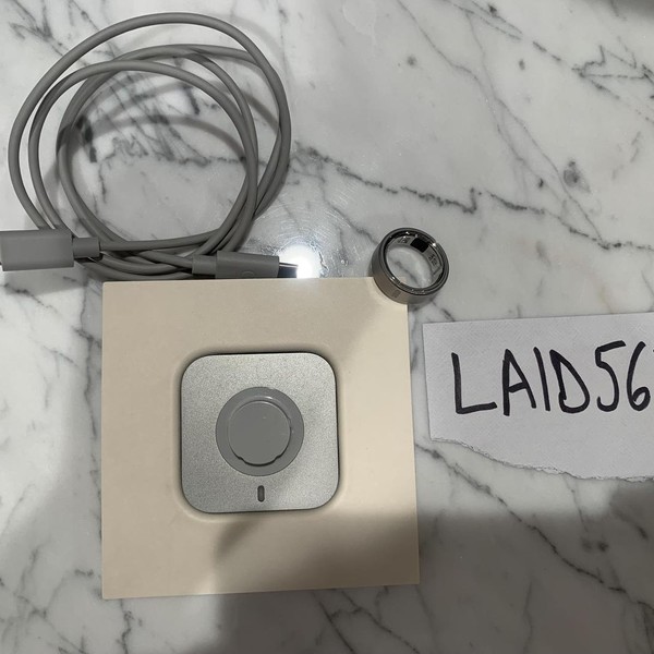Oura Ring Gen 4 - Brushed Silver, Size 10