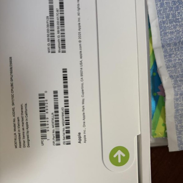 MacBook Air 2025 (M4) - 13 inch - 256 GB, Sky Blue, 16 GB, Apple M4