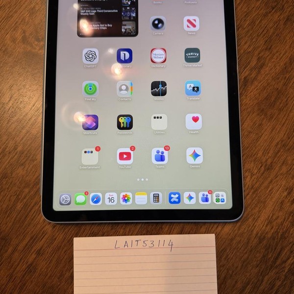 Apple iPad Air 11 inch (M3) 2025 - Wi-Fi, 256 GB, Blue, A3266