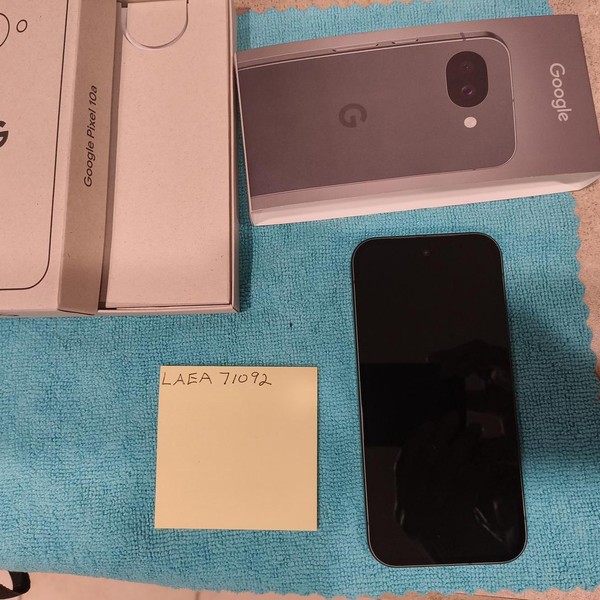 Google Pixel 10a - Unlocked, 128 GB, Obsidian, GE1GQ