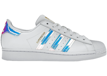 adidas Superstar White Iridescent Stripes (Women's) for sale