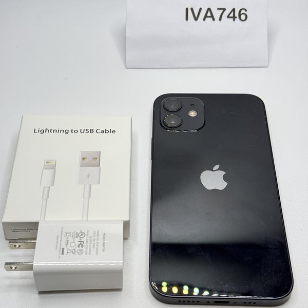 Apple iPhone 12 - Unlocked, 128 GB, Black, A2172