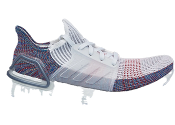 adidas Ultra Boost 2019 White Blue Multi-Color (Women's) for sale