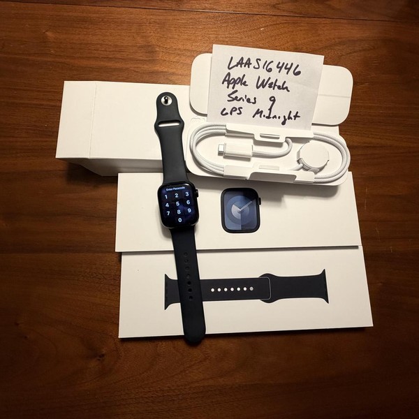 Apple Watch Series 9 41mm - Midnight, A2978 - GPS, Aluminum