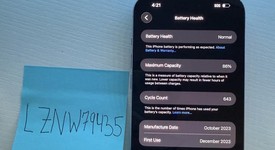 Good
													Apple iPhone 15 Pro Max - Unlocked, White, 256 GB, A2849, photo 4 of 8