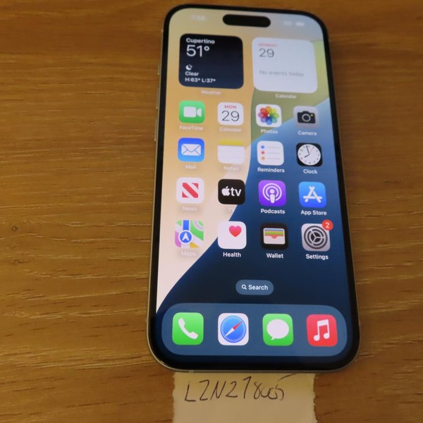 Apple iPhone 15 - Unlocked, 128 GB, Blue, A2846