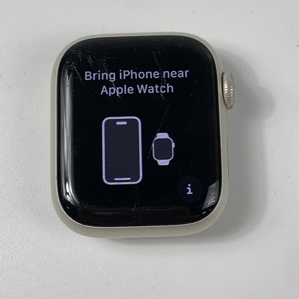 Apple Watch Series 7 41mm - Starlight, A2473 - GPS, Aluminum