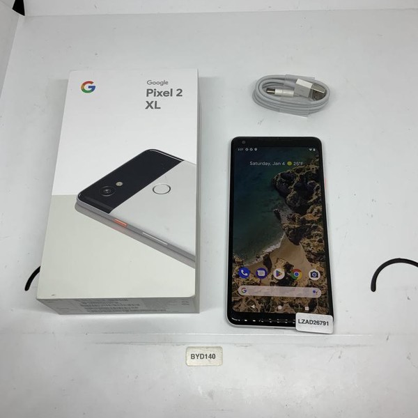 Google Pixel 2 XL - Verizon, 64 GB, Black & White, Verizon Edition