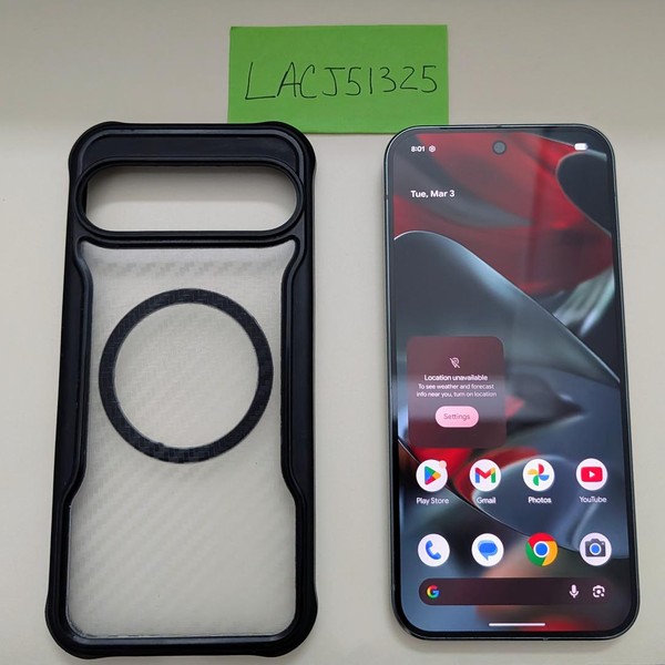 Google Pixel 9 Pro XL - Unlocked, 128 GB, Hazel, 16 GB, GGX8B