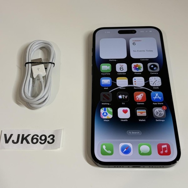 Apple iPhone 14 Pro Max - Unlocked, 256GB, Black, A2651