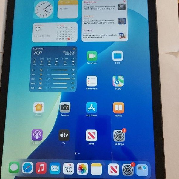 Apple iPad 9th Gen - Unlocked, 64 GB, Gray, A2603