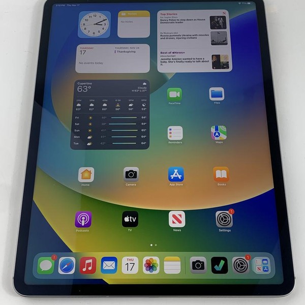 Apple iPad Pro 12.9 inch 6th Gen 2022 - Wi-Fi, 128 GB, Gray