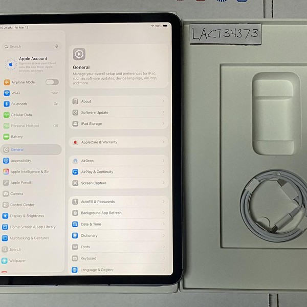 Apple iPad Pro 11 inch 3rd Gen 2021 - Unlocked, 512 GB, Gray