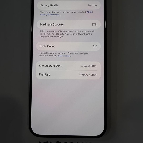 Apple iPhone 15 Pro Max - Unlocked, 256 GB, Blue, A2849