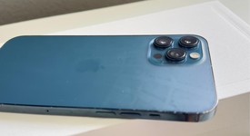 Good
													Apple iPhone 12 Pro Max - Unlocked, Pacific Blue, 256 GB, A2342, photo 2 of 9