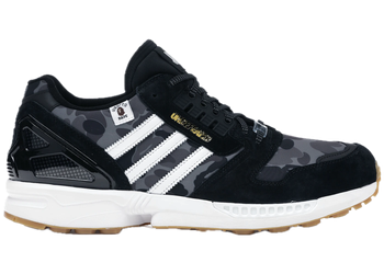 adidas ZX 8000 Bape Undefeated Black for sale