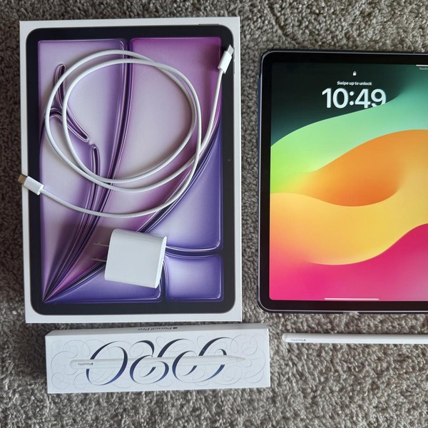 Apple iPad Air 11 inch (M2) 2024 - Wi-Fi, 128 GB, Purple, A2902
