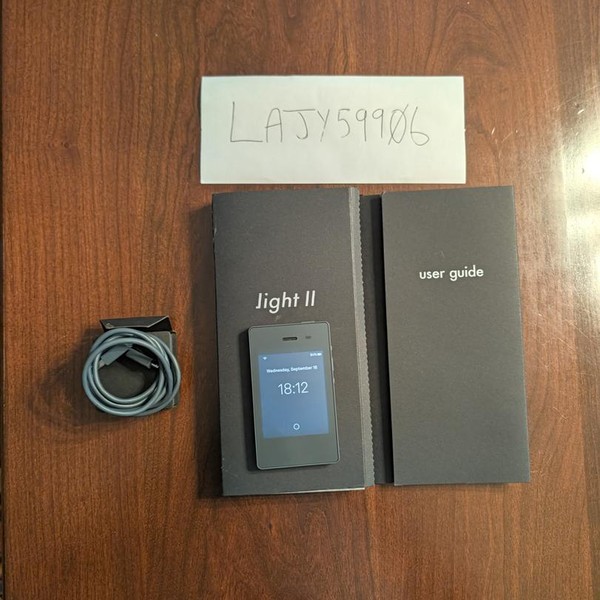 Light Phone 2 - Unlocked Non-US, 8 GB, Black, 1 GB