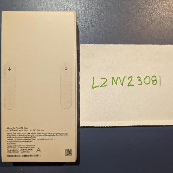 Google Pixel 10 Pro - Unlocked, 128 GB, Porcelain, G4QUR