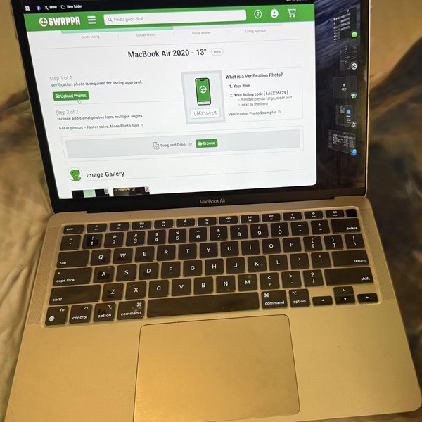 MacBook Air 2020 - 13 inch - 256 GB, Silver, 8 GB, Apple M1