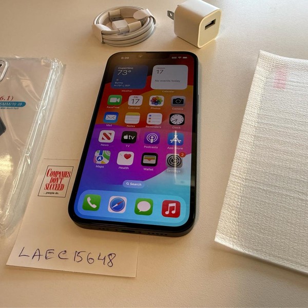 Apple iPhone 14 - Unlocked, 128 GB, Midnight, A2649