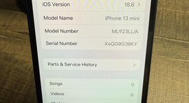 Good
													Apple iPhone 13 Mini - Unlocked, Midnight, 128 GB, A2481, photo 2 of 8