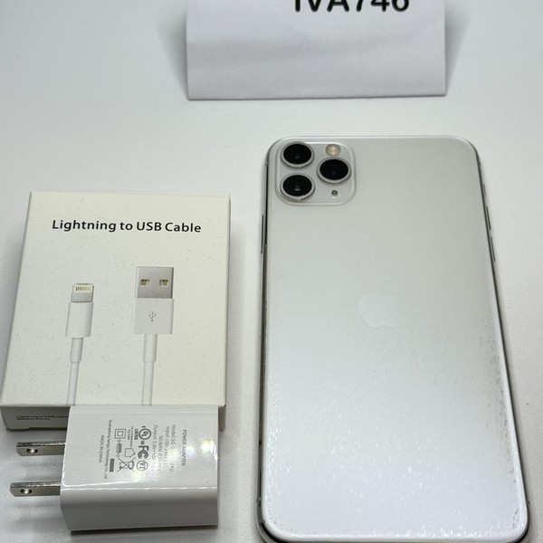 Apple iPhone 11 Pro Max - Unlocked, 64 GB, Silver, A2161